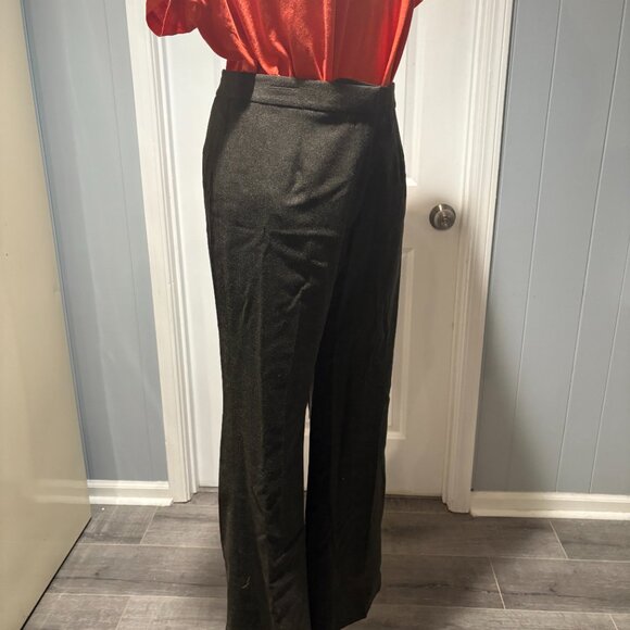 Land's End Wool Pants Charcoal Gray Size 12 NWT - Picture 2 of 9